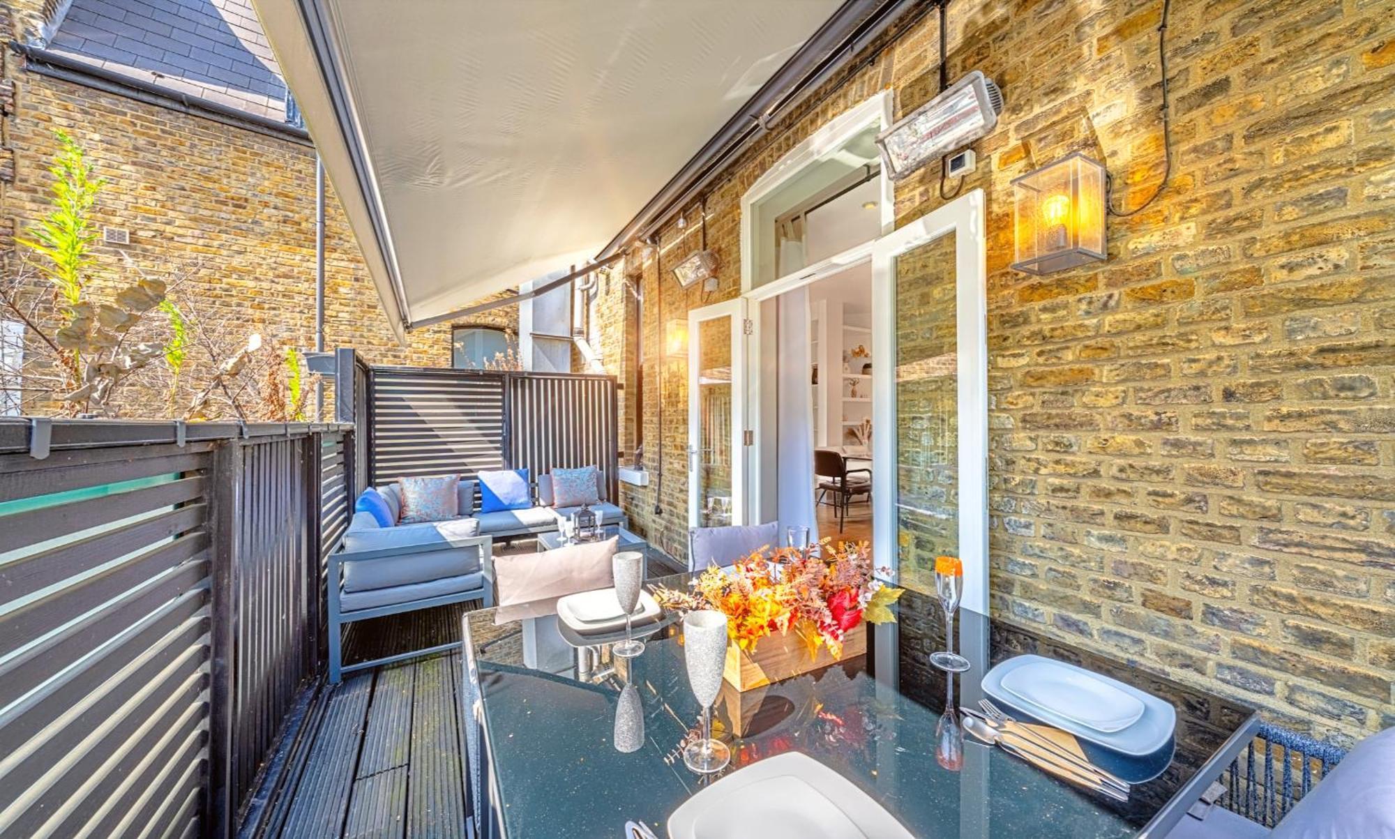 Апартаменты Designer Victorian Flat With Large Terrace Лондон Экстерьер фото
