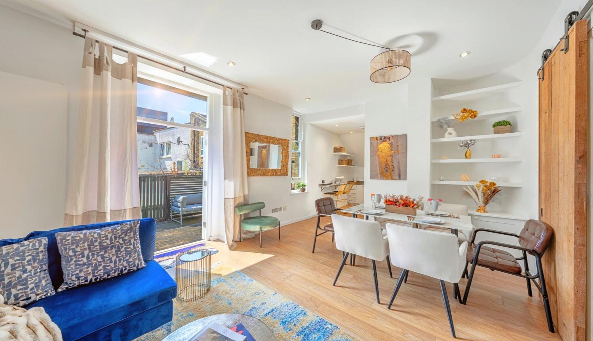 Апартаменты Designer Victorian Flat With Large Terrace Лондон Экстерьер фото